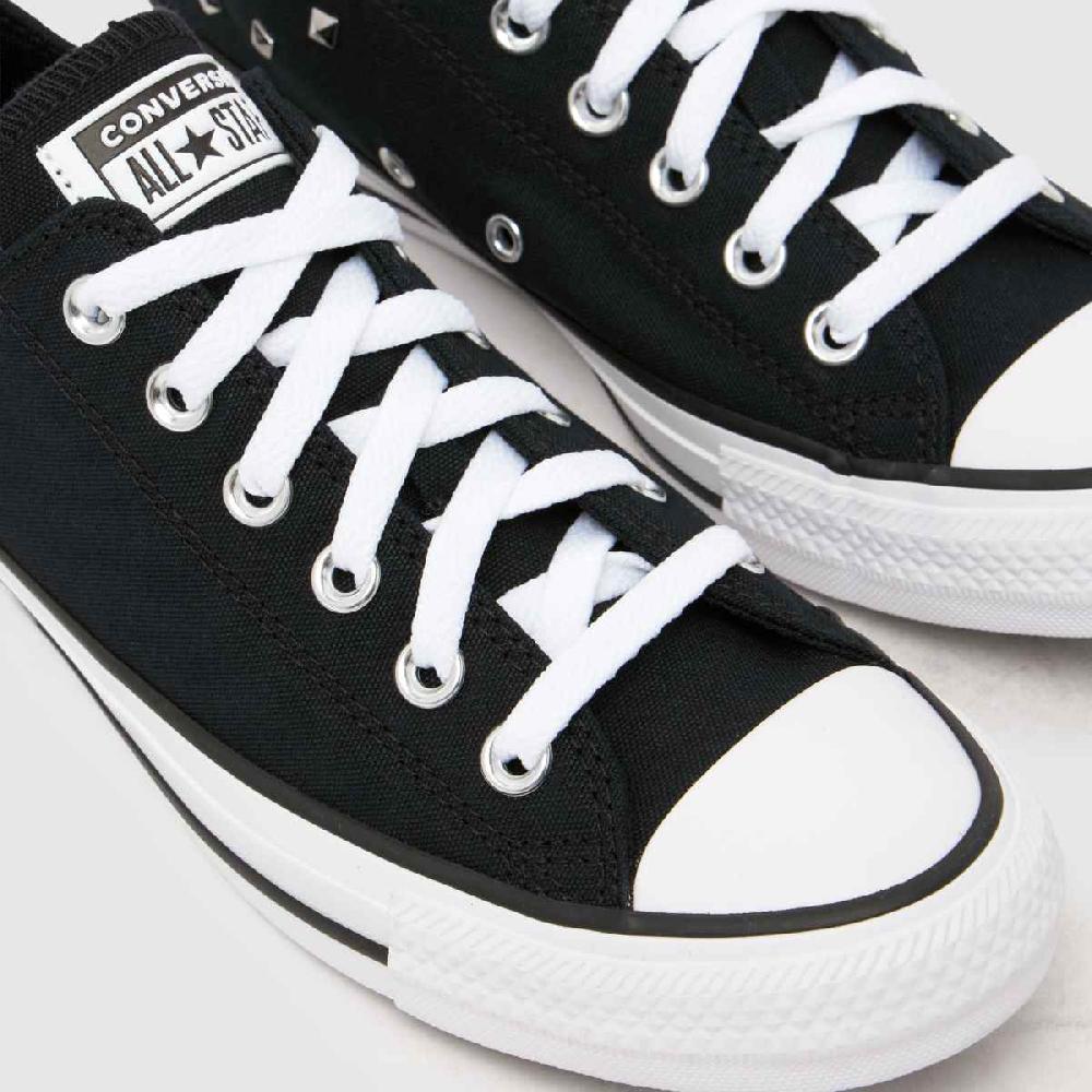 Schuh Converse All Star Ox Stud In Black & White