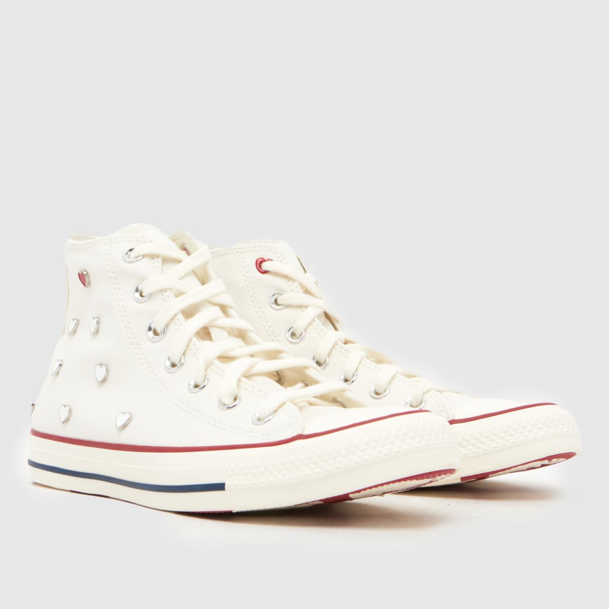 Schuh Converse Chucks In Love All Star Hi In White