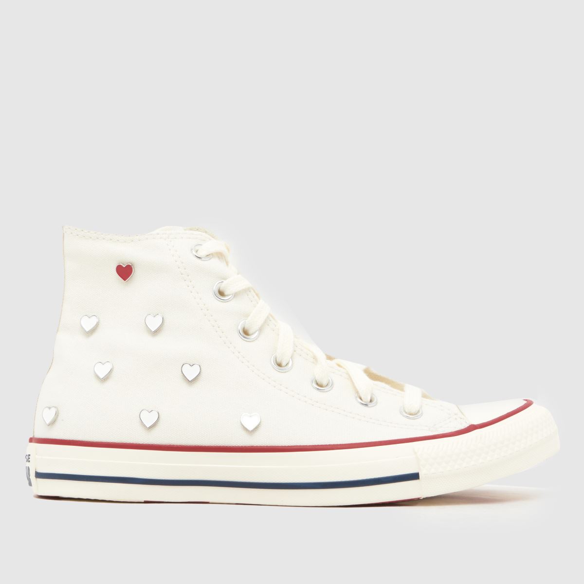 schuh Converse Chucks In Love All Star Hi in White