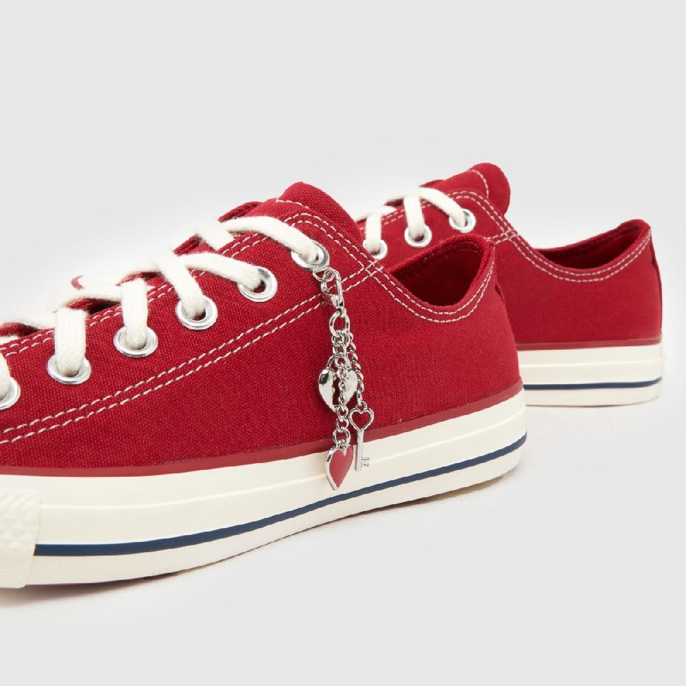 Schuh Converse Chucks In Love All Star Ox In Red