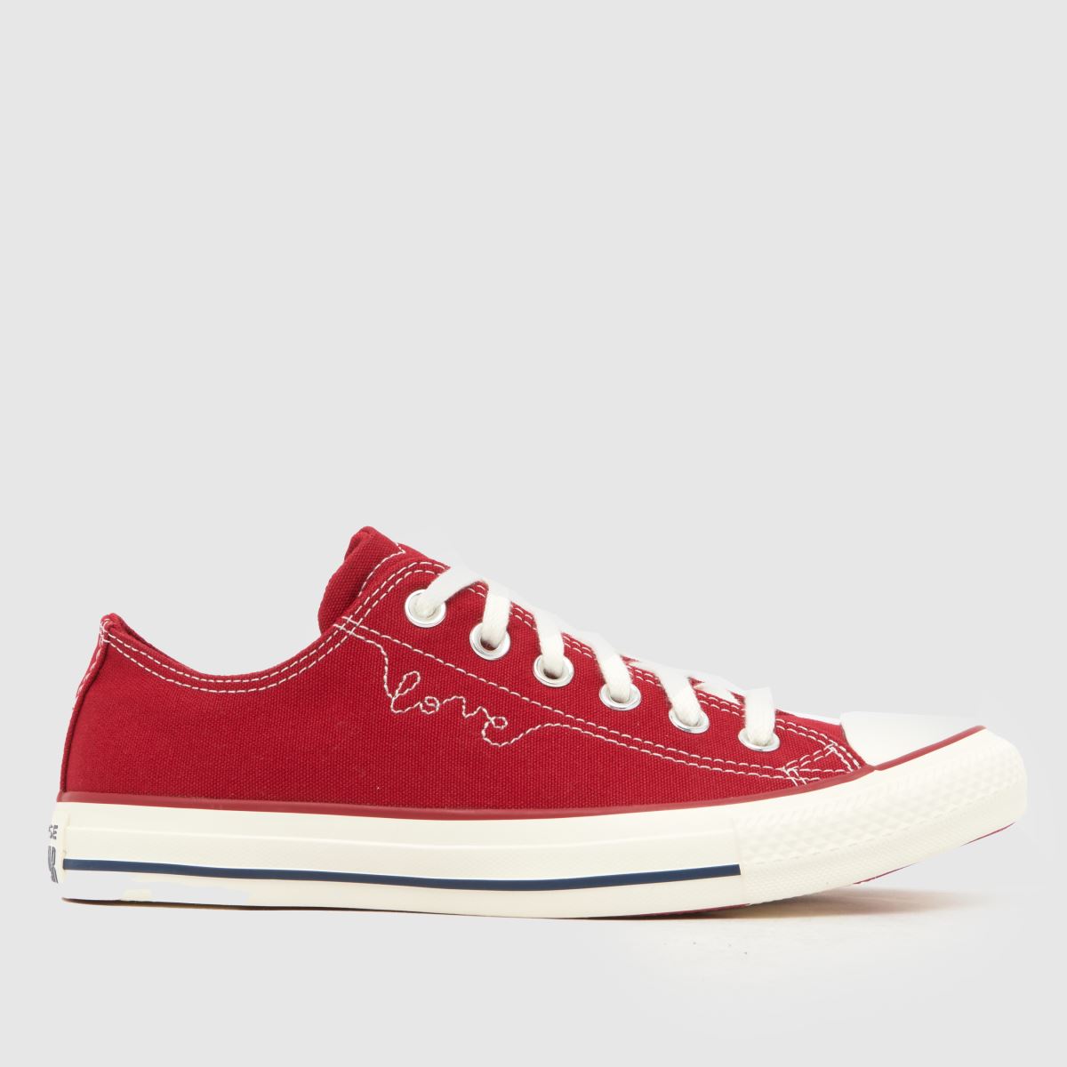 schuh Converse Chucks In Love All Star Ox in Red