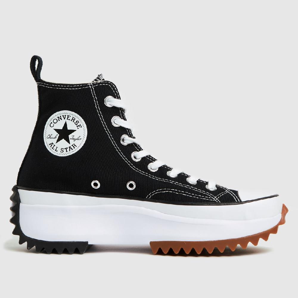 schuh Converse Run Star Hike Hi in Black & White