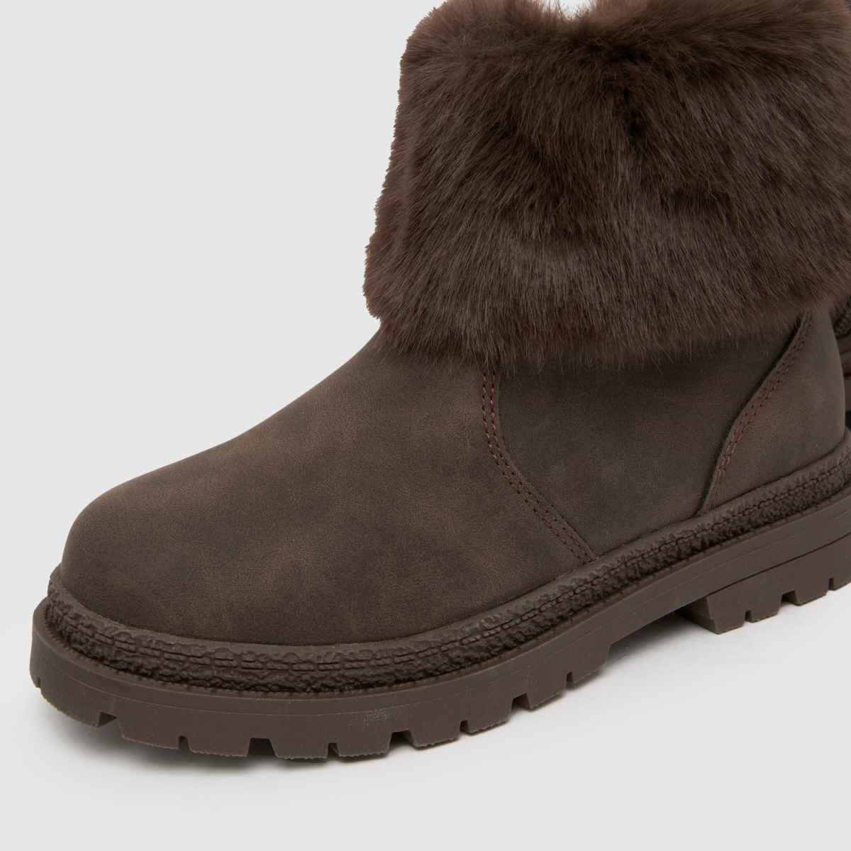 Schuh Schuh Cranberry Fur Cuff Girls Junior In Brown