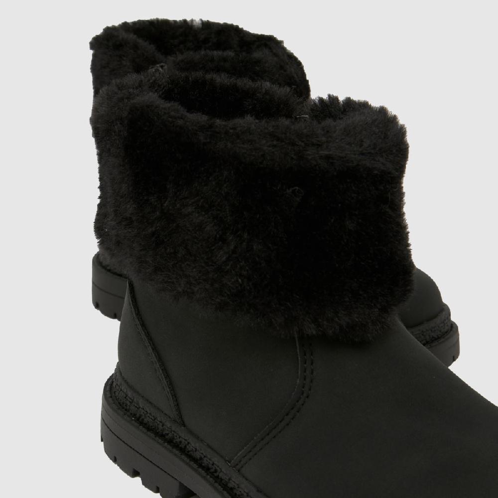 Schuh Schuh Cranberry Fur Cuff Girls Toddler In Black