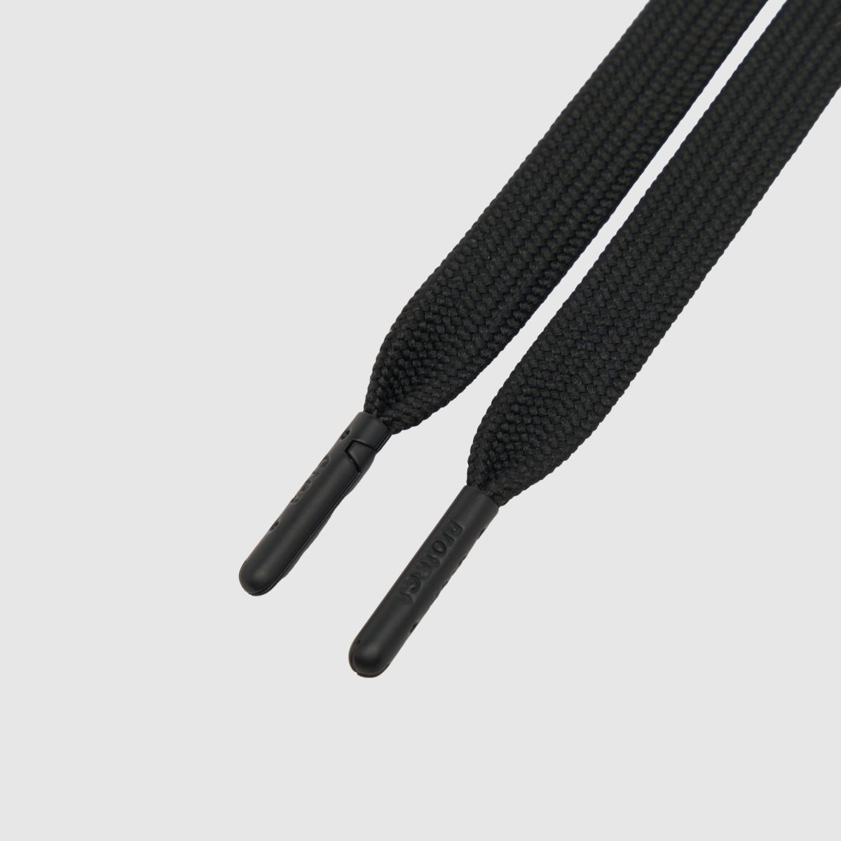 Schuh Crep Protect Flat Tonal Laces In Black