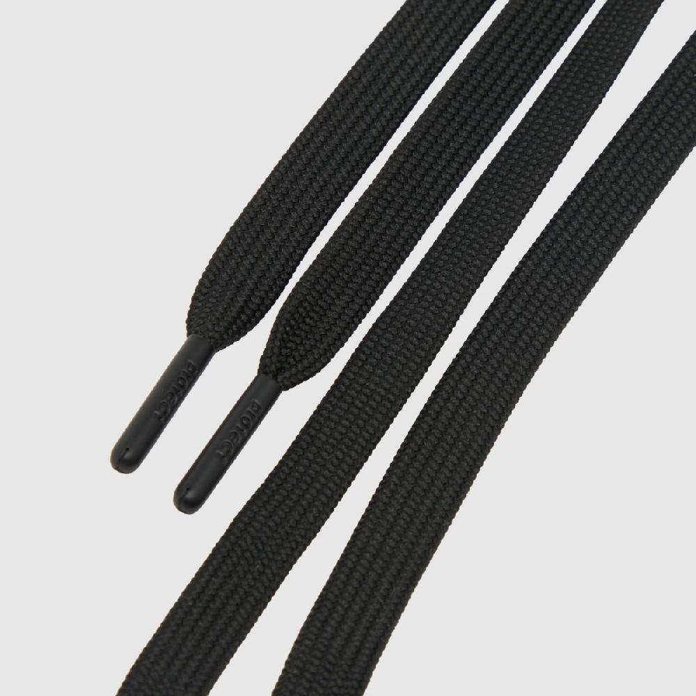 Schuh Crep Protect Flat Tonal Laces In Black