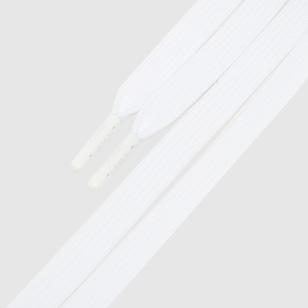 Schuh Crep Protect Flat Tonal Laces In White