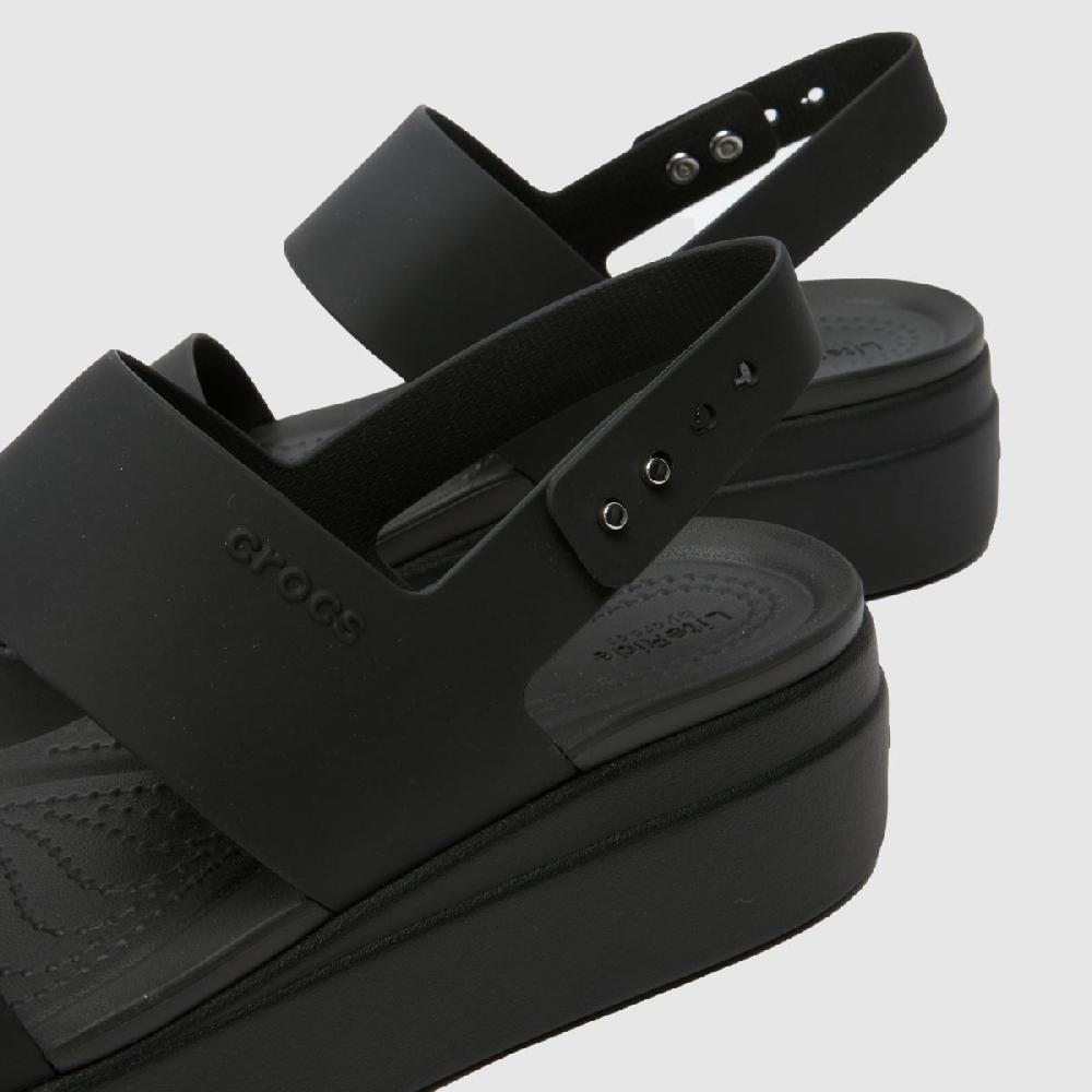 Schuh Crocs Brooklyn Low Wedge In Black