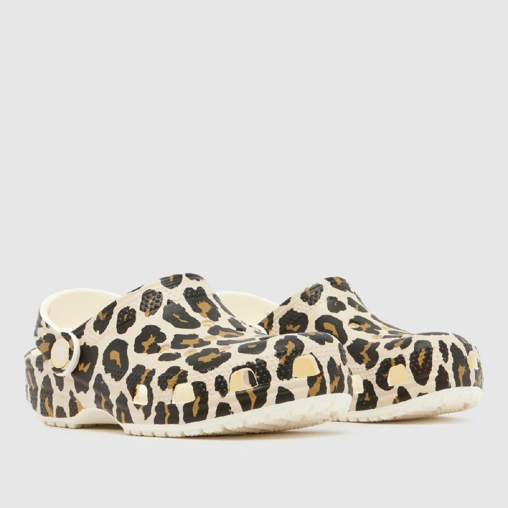 Schuh Crocs Classic Leopard Clog Junior In Print