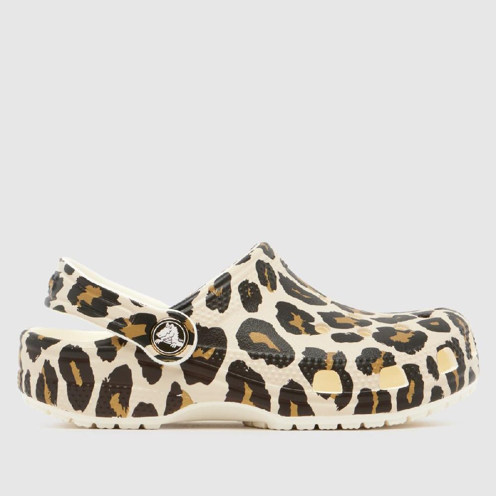 schuh Crocs Classic Leopard Clog Junior in Print