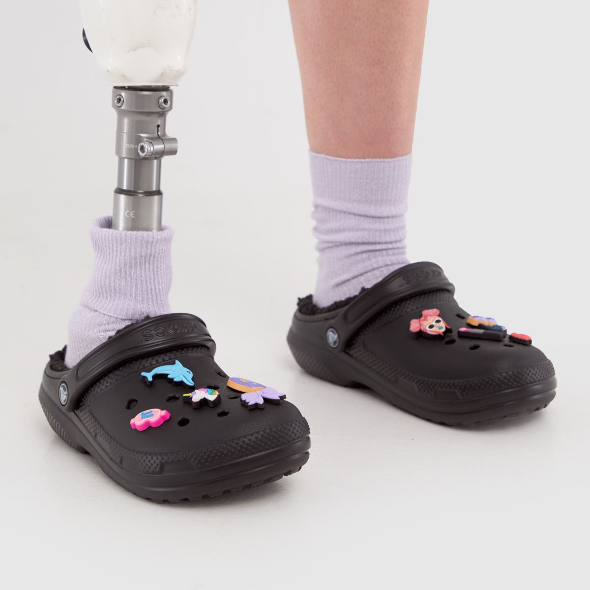 Schuh Crocs Classic Lined Clog In Black