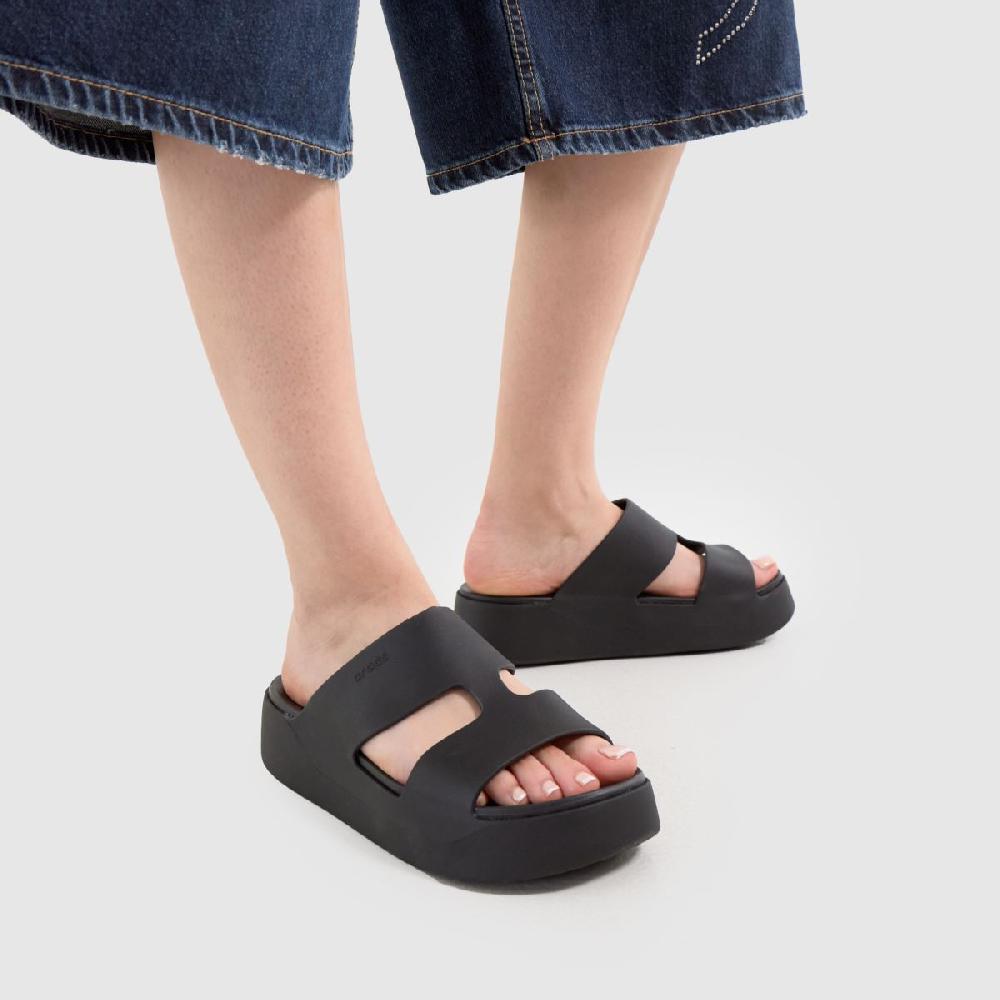 Schuh Crocs Getaway Platform H-Strap In Black