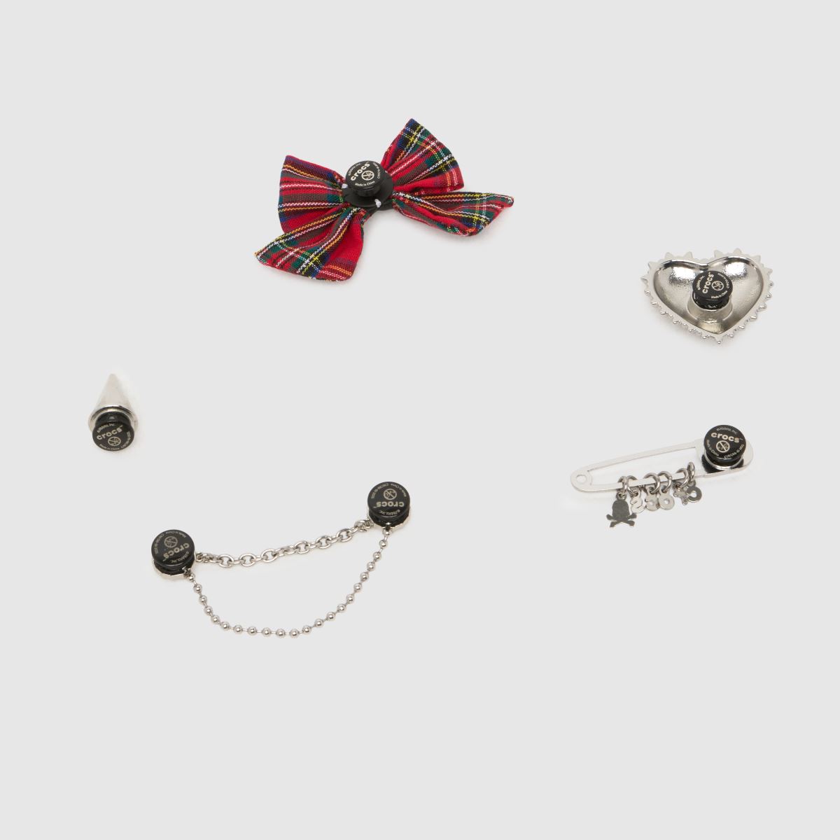 Schuh Crocs Jibbitz Punk Romance 5 Pack In Multi