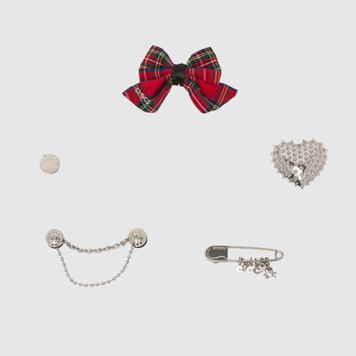 schuh Crocs Jibbitz Punk Romance 5 Pack in Multi