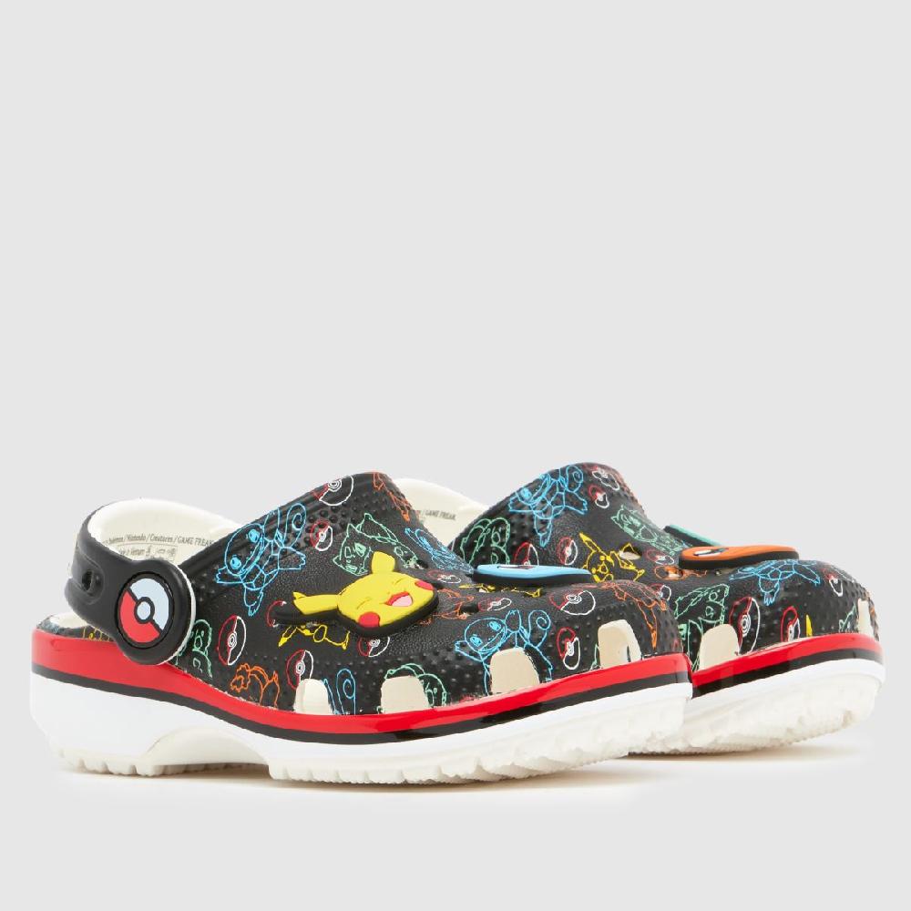 Schuh Crocs X Pokemon Clog Toddler In Black Multi