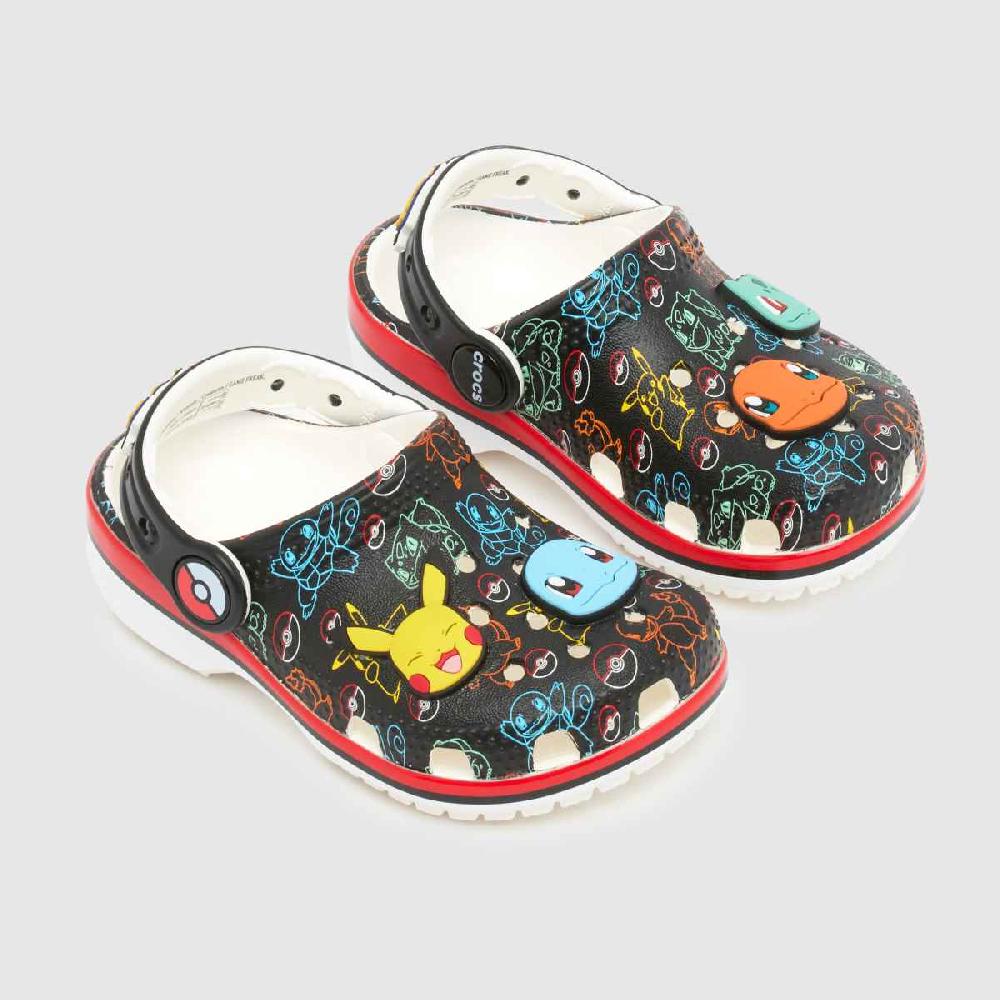 Schuh Crocs X Pokemon Clog Toddler In Black Multi