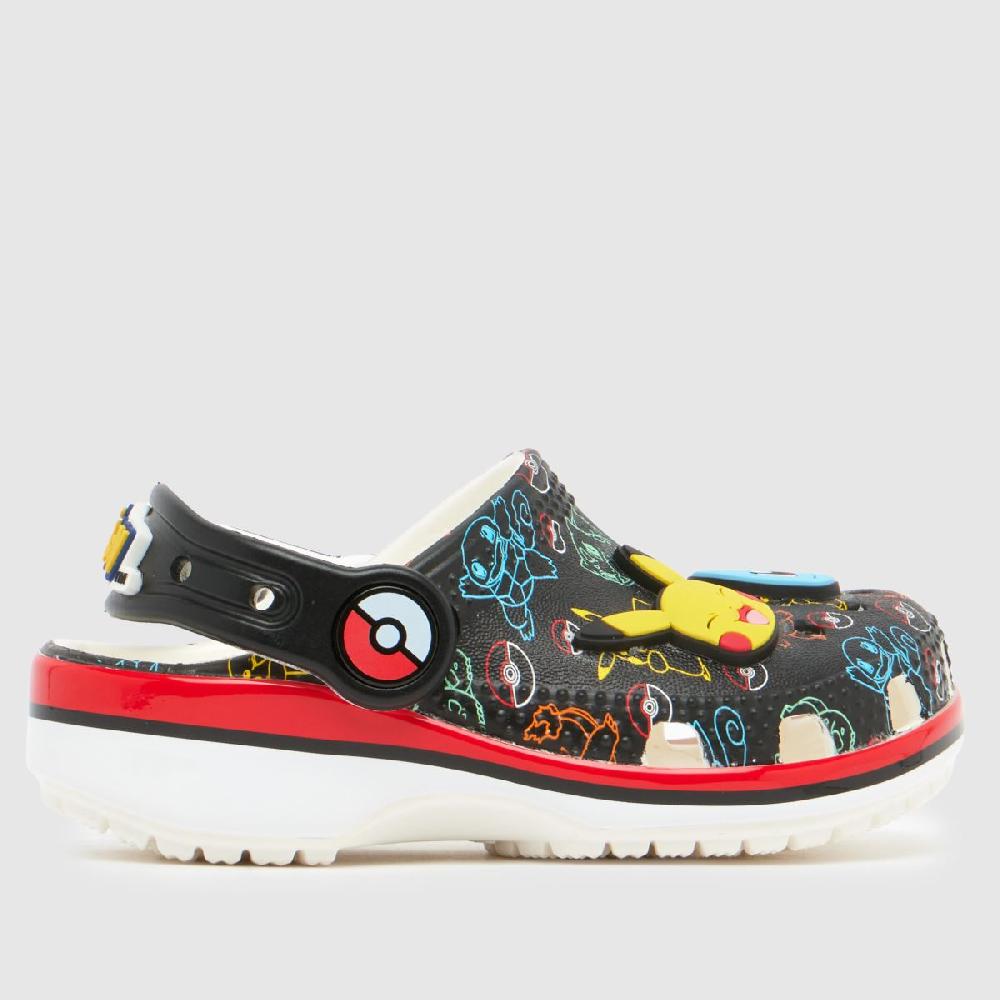 schuh Crocs X Pokemon Clog Toddler in Black Multi
