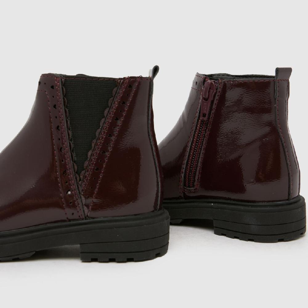 Schuh Schuh Crystal Cheslea Girls Toddler In Burgundy