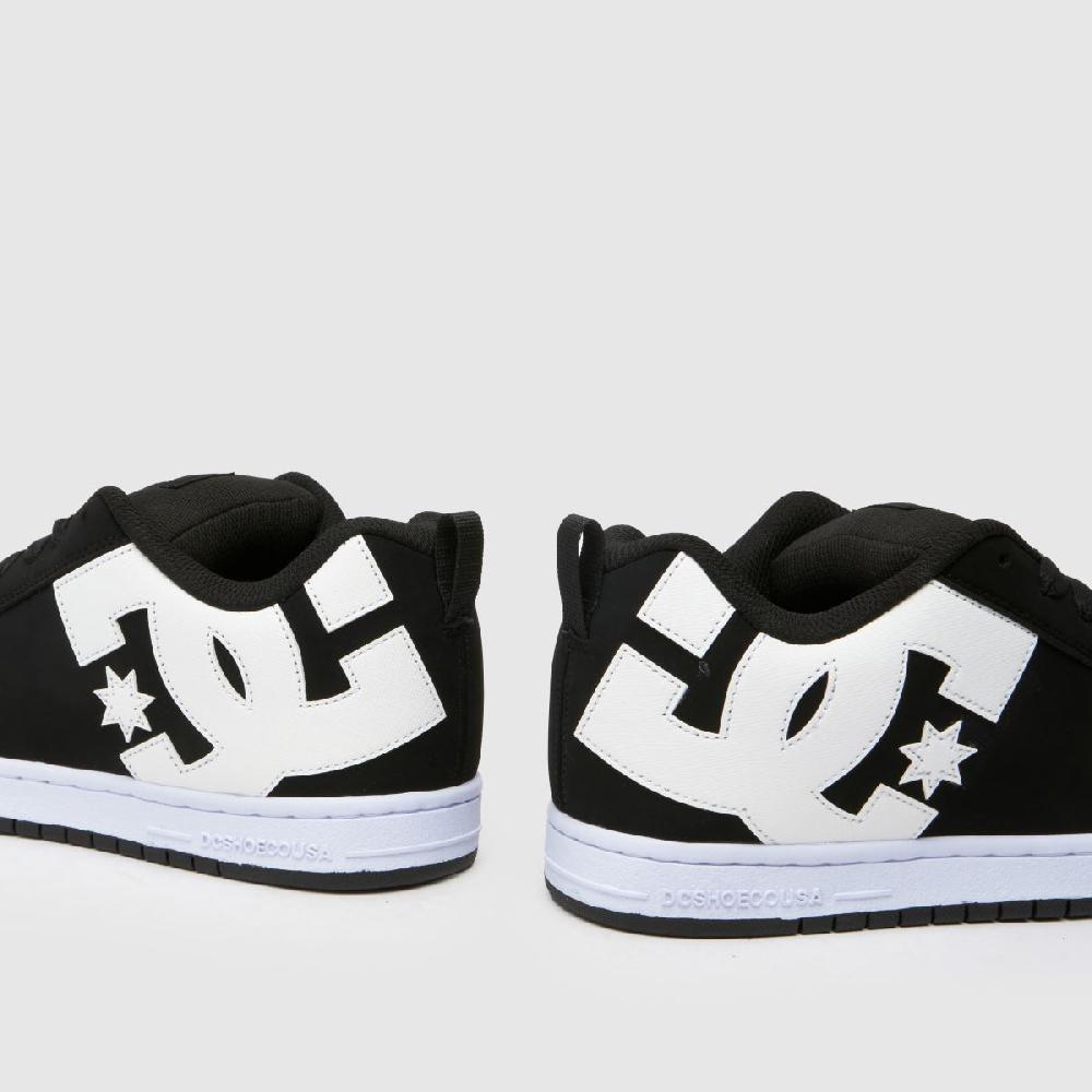 Schuh DC Court Graffik In Black & White