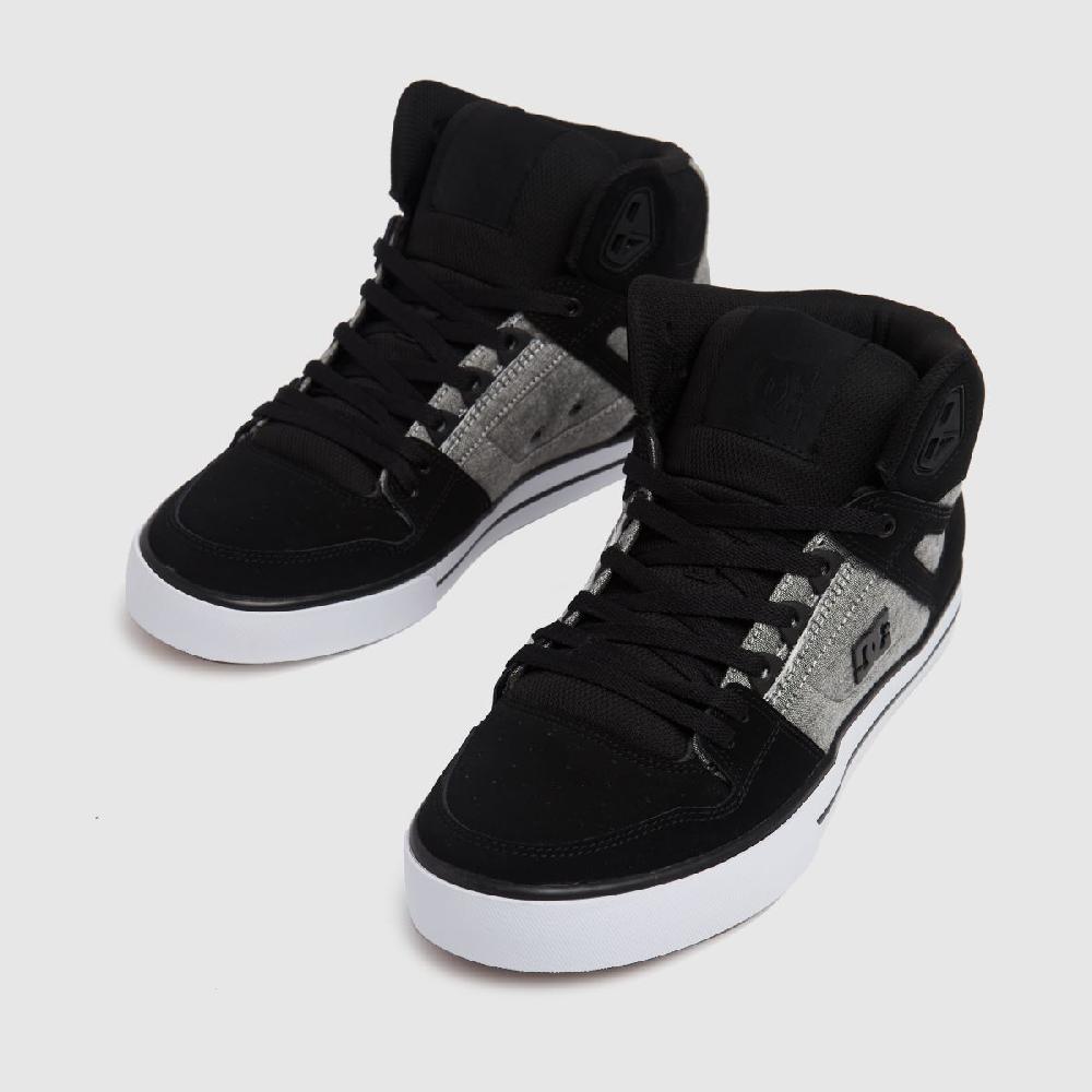 Schuh DC Pure High Top Wc In Black & Grey