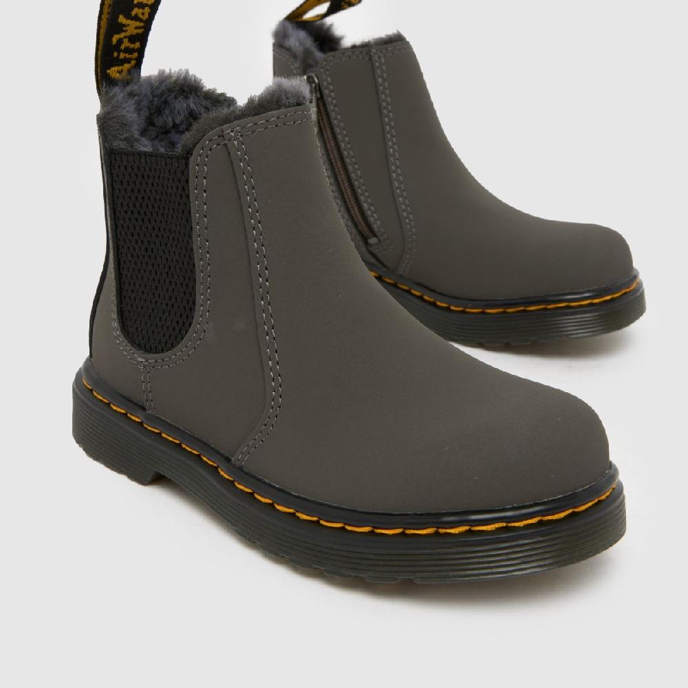 Schuh Dr Martens 2976 Leonore Toddler In Grey
