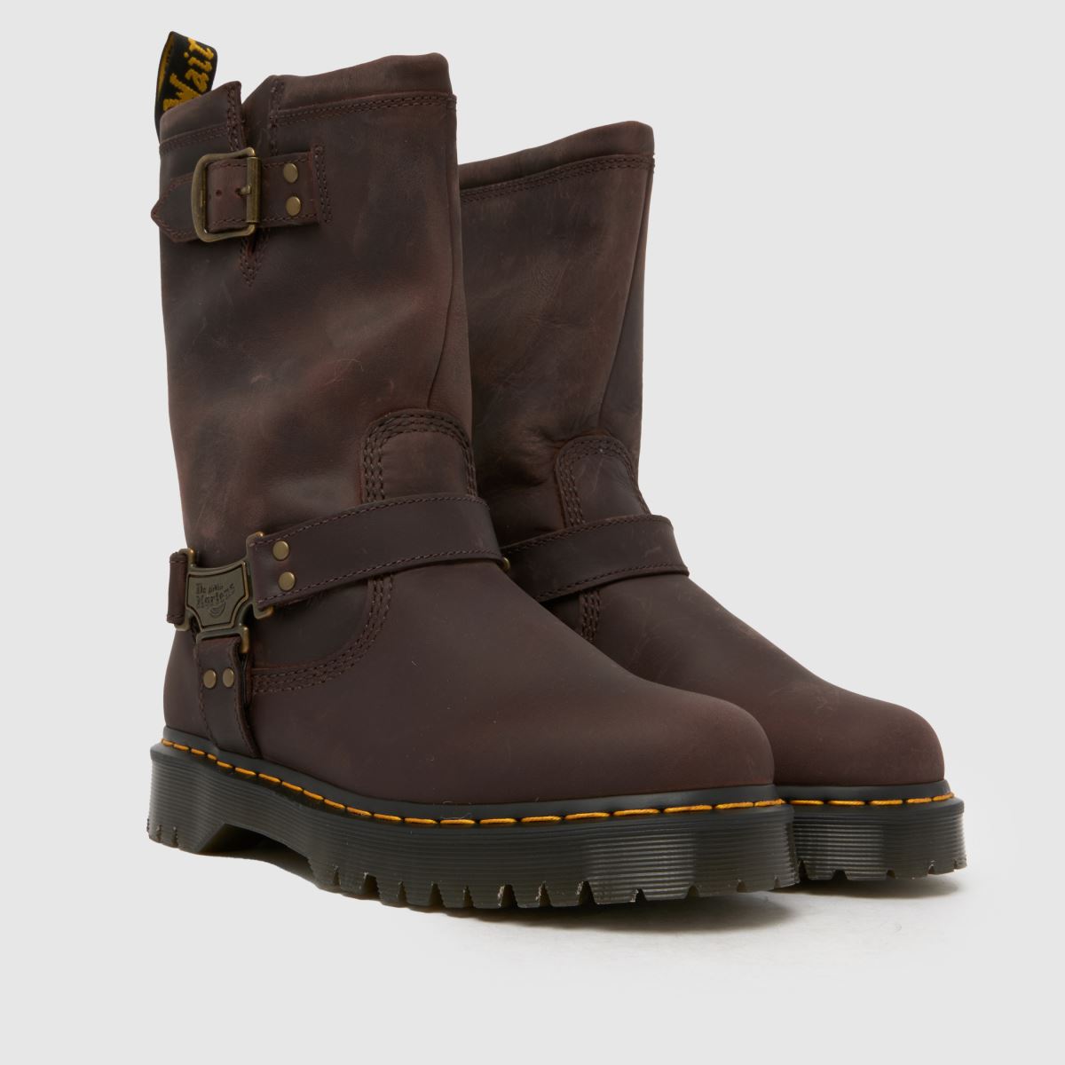 Schuh Dr Martens Anistone Hi In Dark Brown
