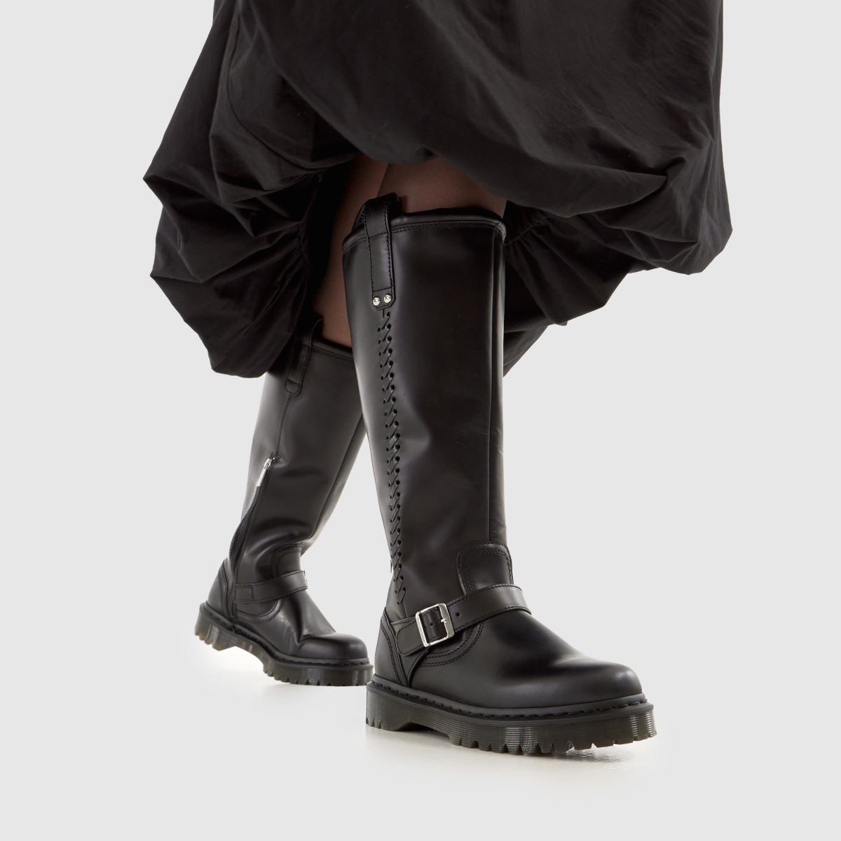 Schuh Dr Martens Anistone Knee Hi In Black