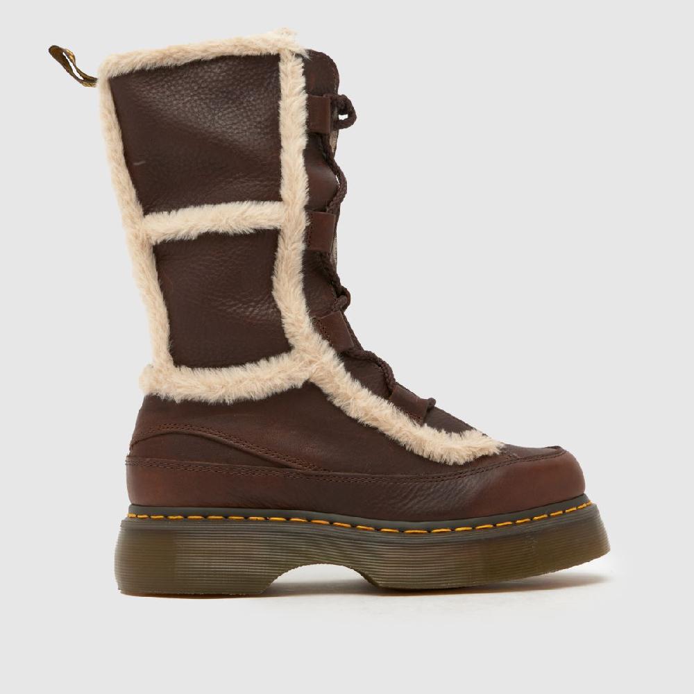 schuh Dr Martens Buzz Lace High Leg in Dark Brown