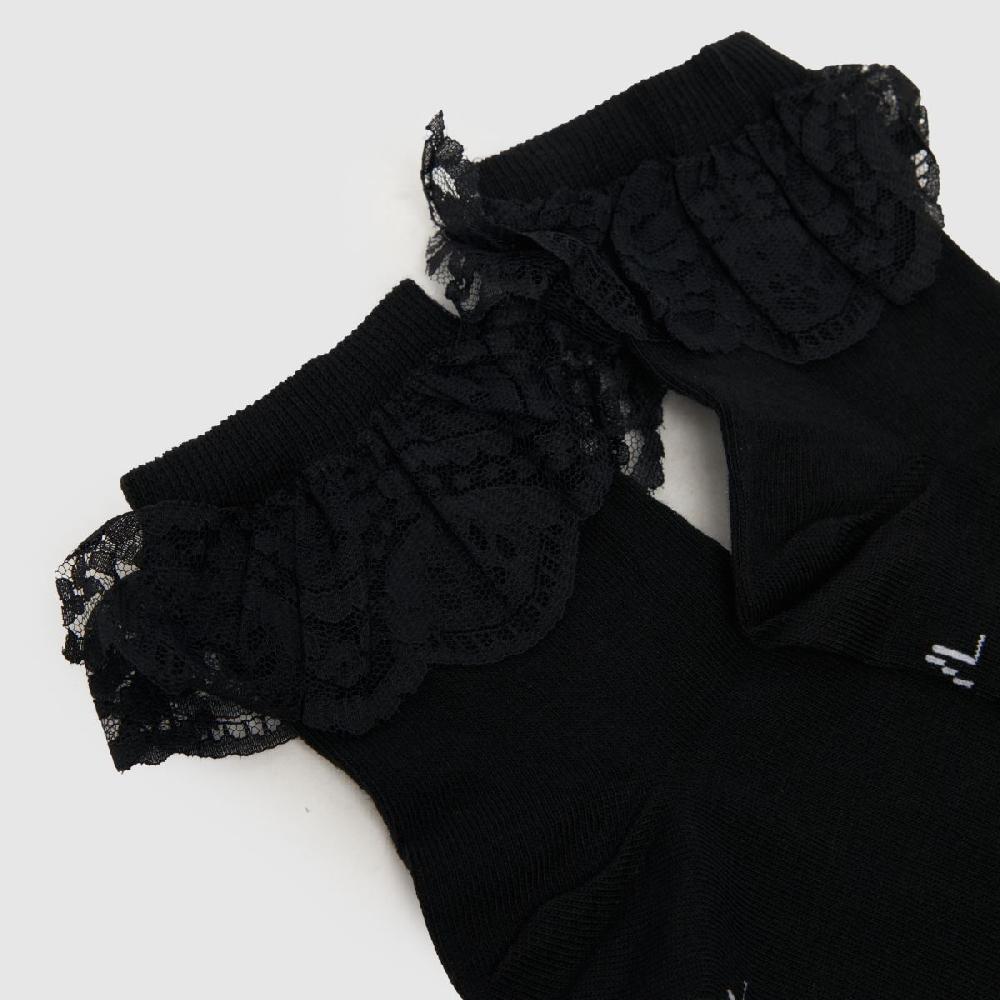 Schuh Dr Martens Frill Sock In Black