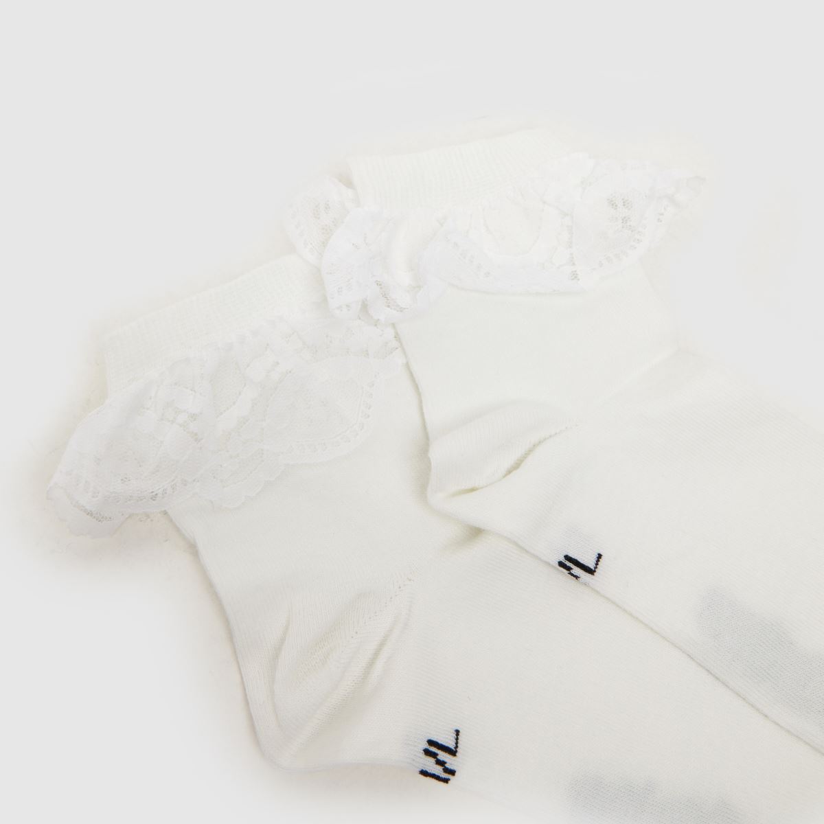 Schuh Dr Martens Frill Sock In White