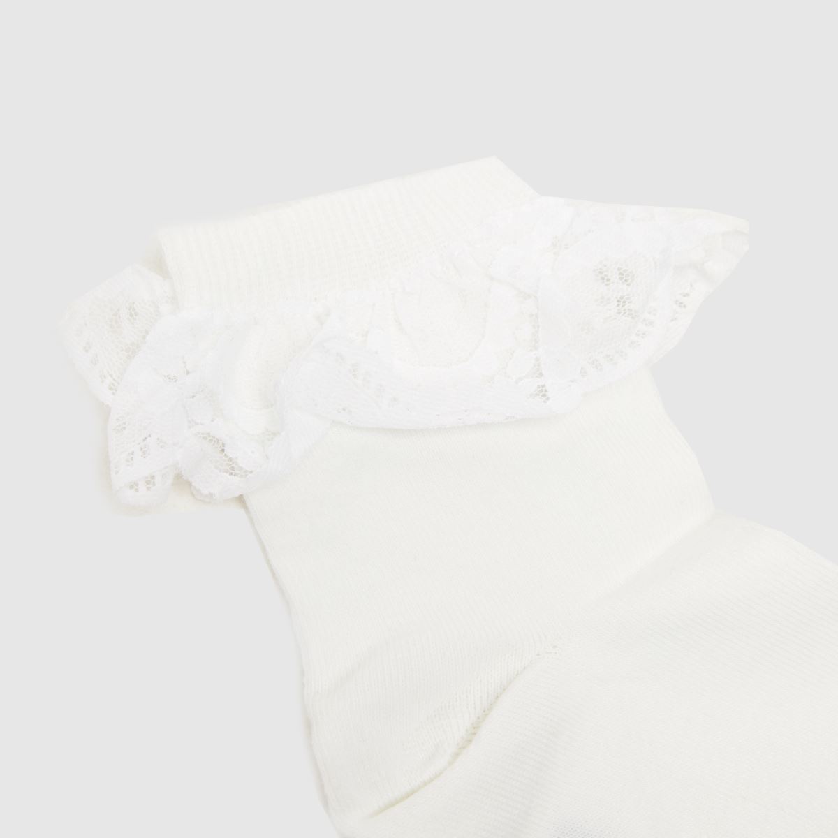 Schuh Dr Martens Frill Sock In White