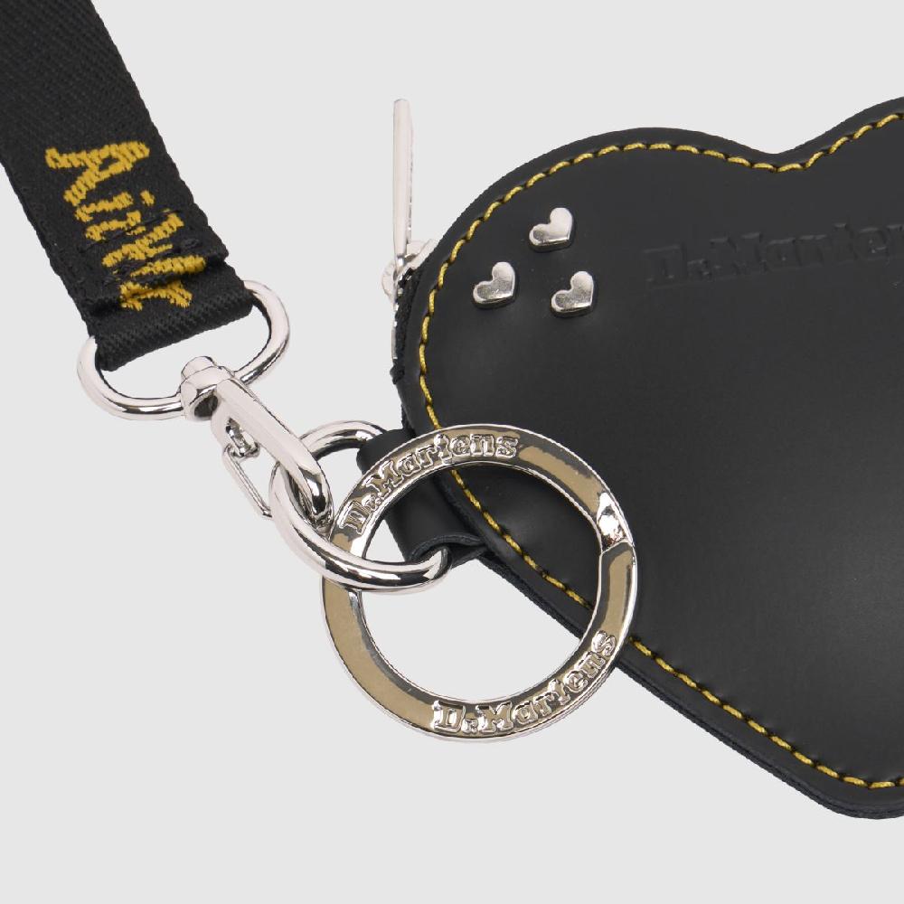 Schuh Dr Martens Heart Purse Bag Charm In Black