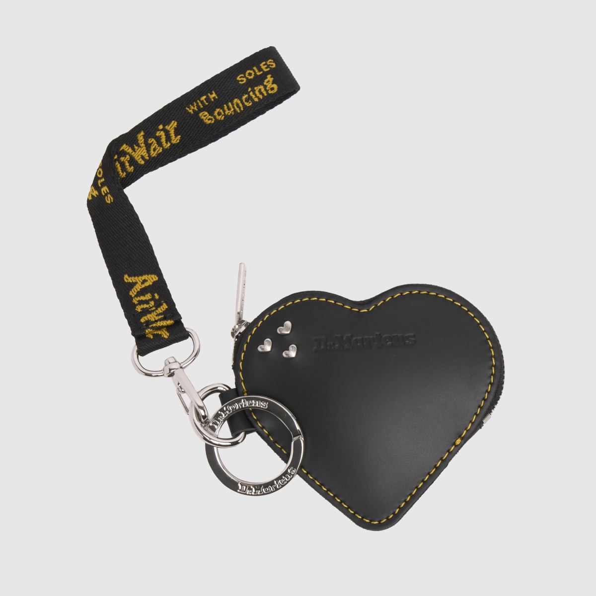 schuh Dr Martens Heart Purse Bag Charm in Black