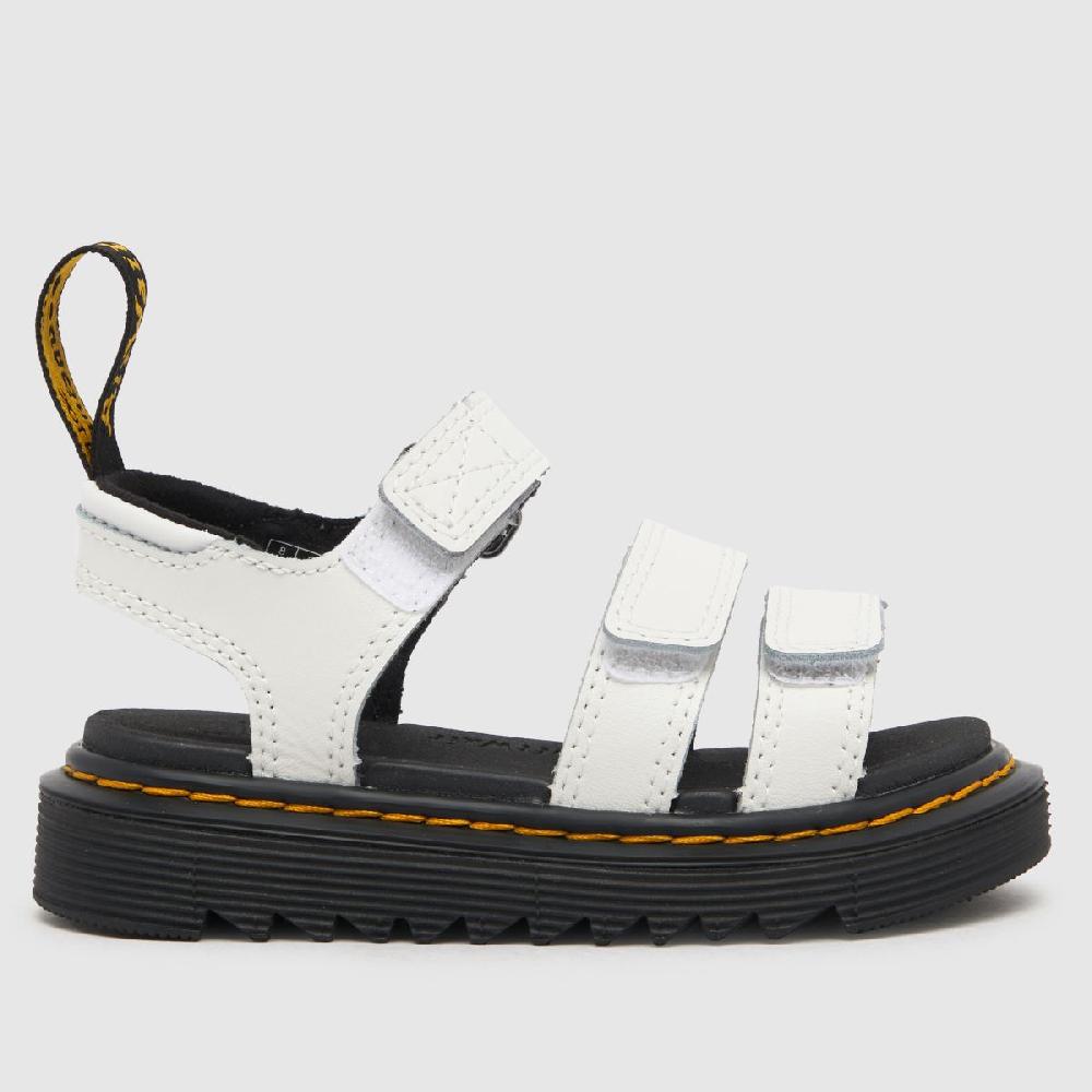 schuh Dr Martens Klaire Toddler in White