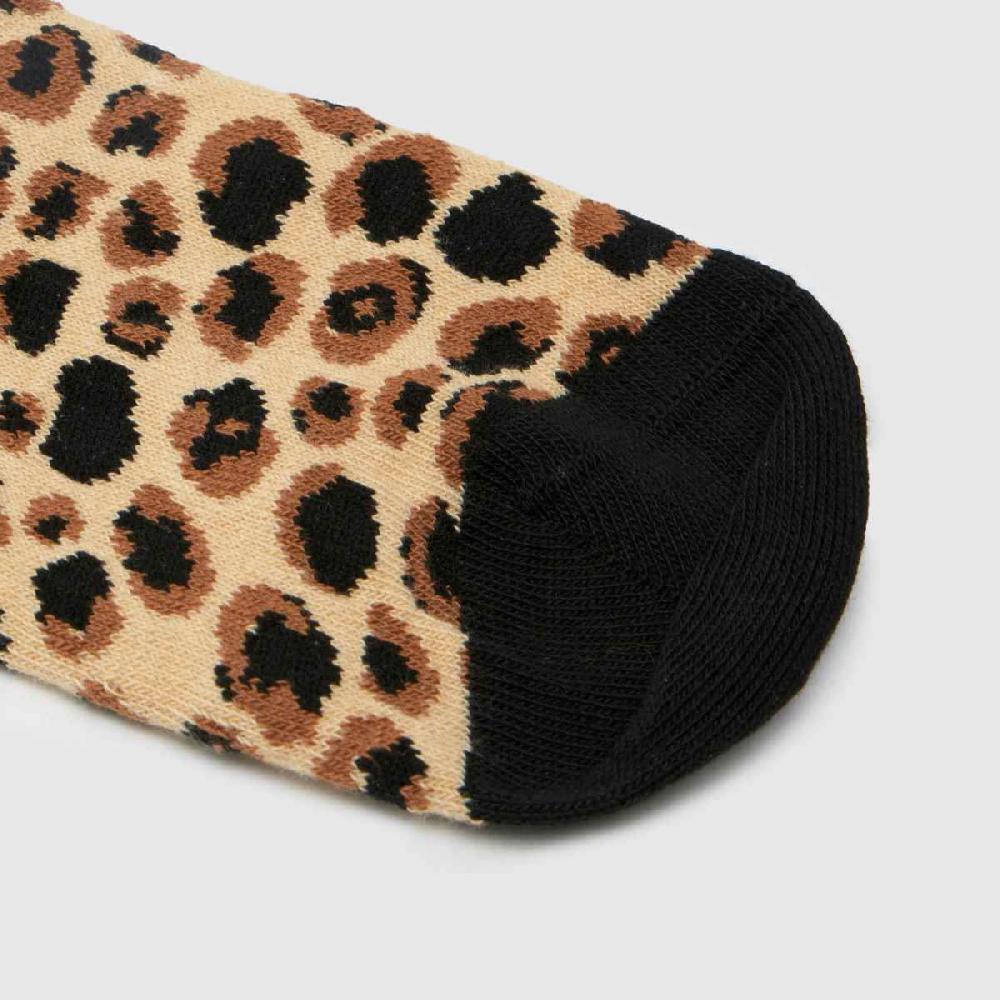 Schuh Dr Martens Leopard Heart Sock In Print