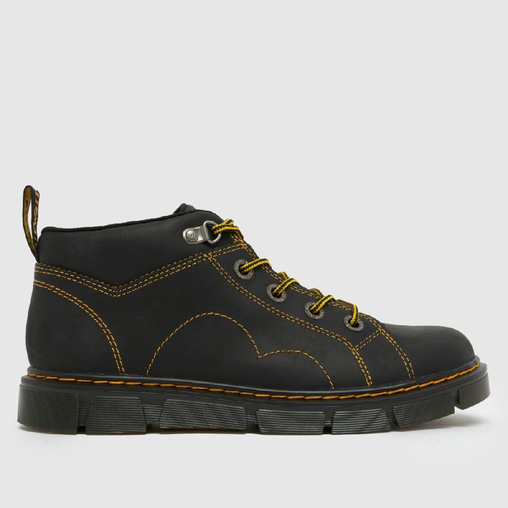 schuh Dr Martens Raffe Church Boys Youth in Black