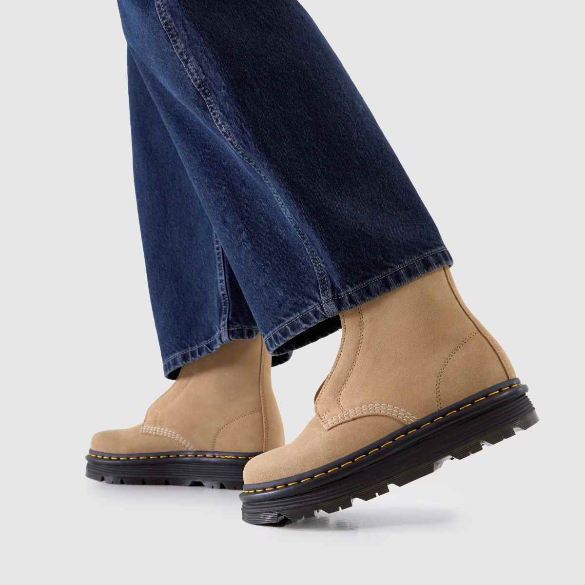 Schuh Dr Martens Zebzag Laceless In Tan