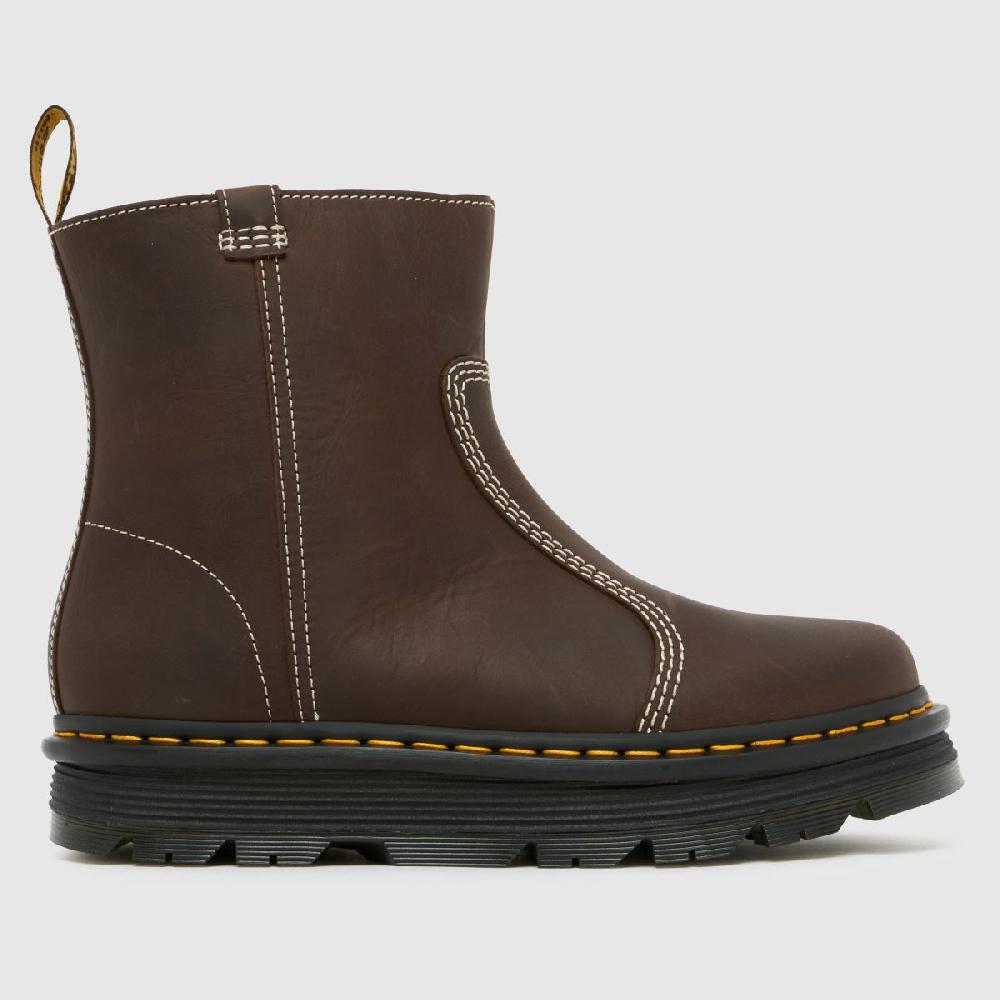 schuh Dr Martens Zebzag Rigger in Dark Brown