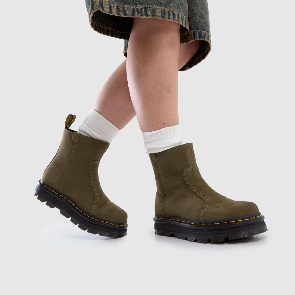 Schuh Dr Martens Zebzag Rigger In Khaki