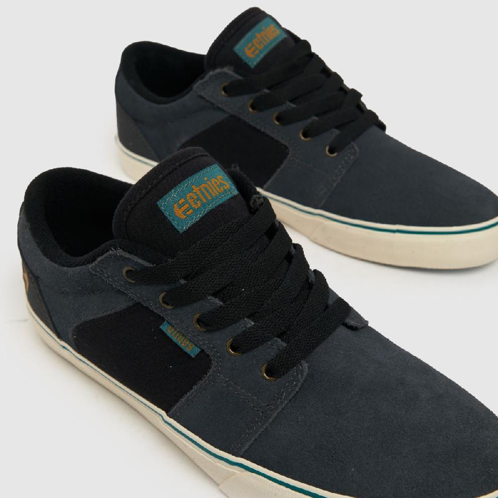 Schuh Etnies Barge Ls In Grey & Black