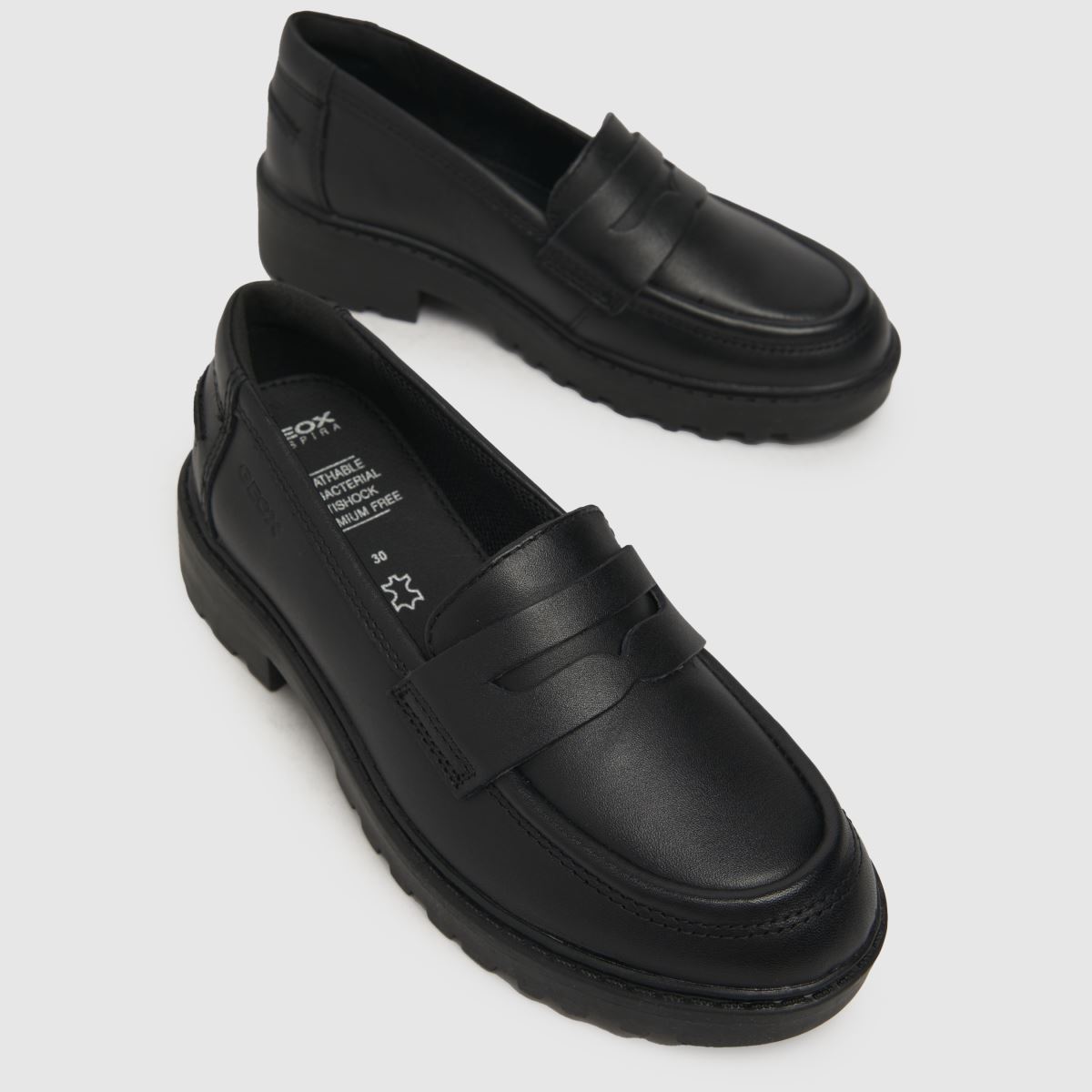 Schuh Geox Casey Loafer Girls Junior In Black