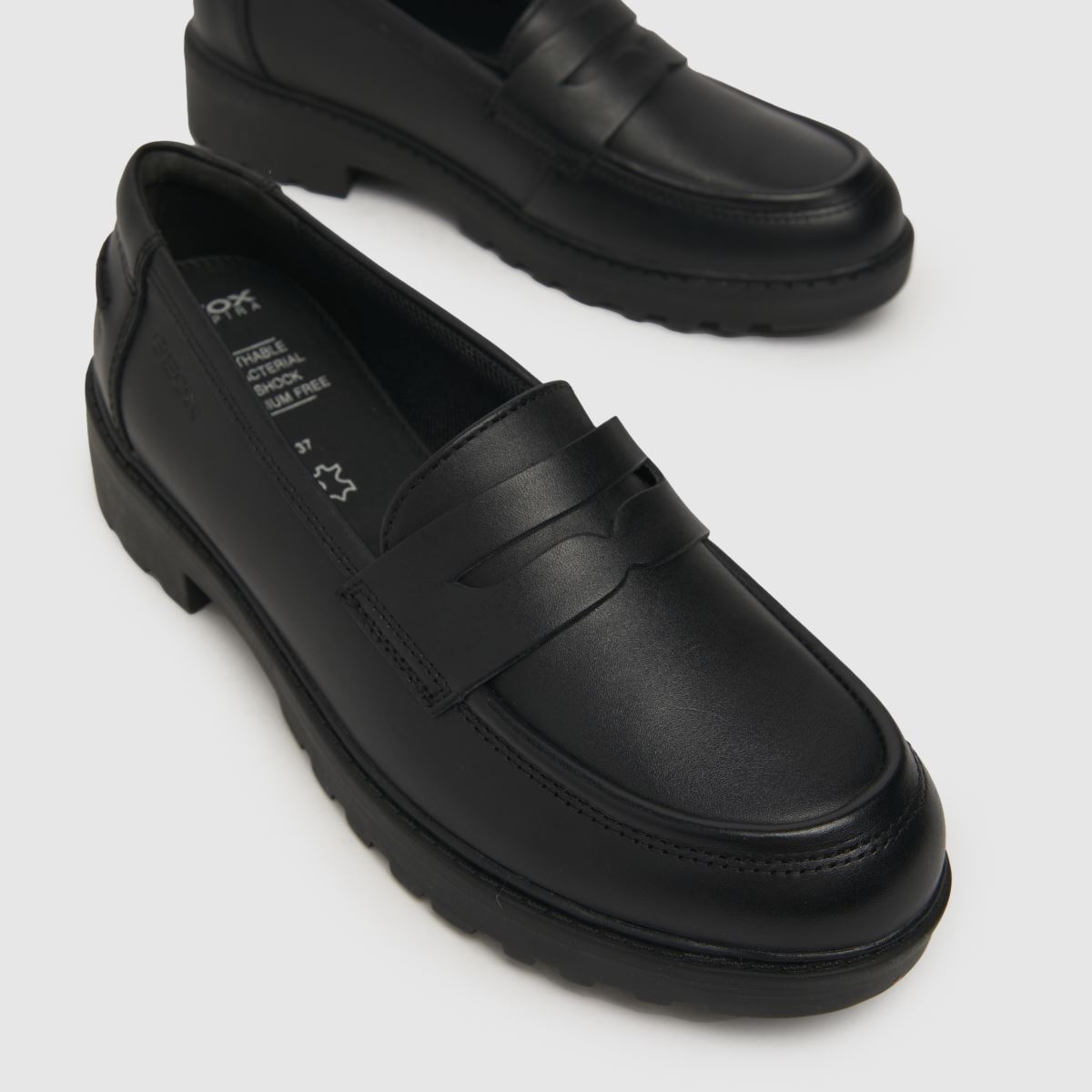 Schuh Geox Casey Loafer Girls Youth In Black