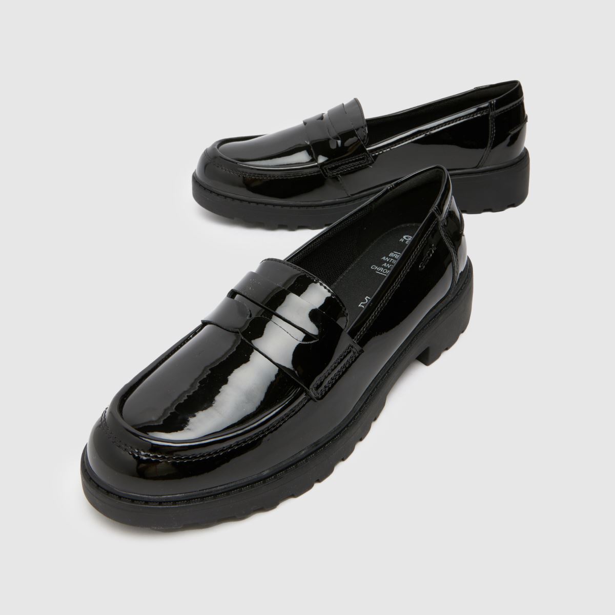 Schuh Geox Casey Loafer Girls Youth In Black