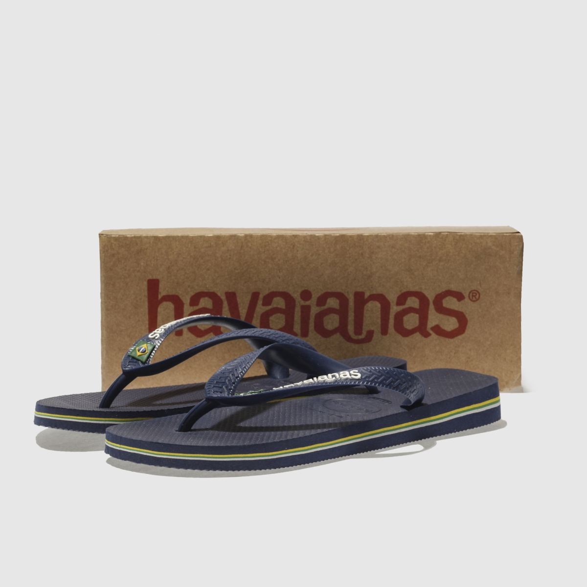 Schuh Havaianas Brasil Logo Boys Junior In Navy