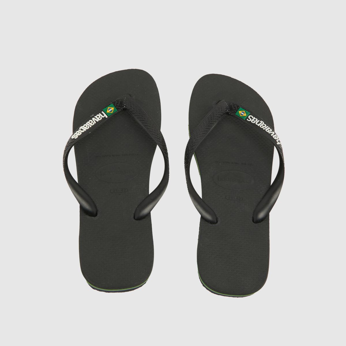 Schuh Havaianas Brasil Logo In Black