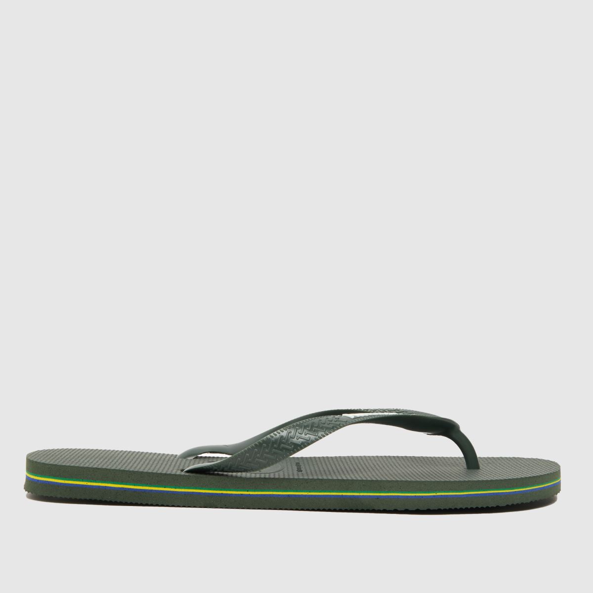 Schuh Havaianas Brasil Logo In Dark Green