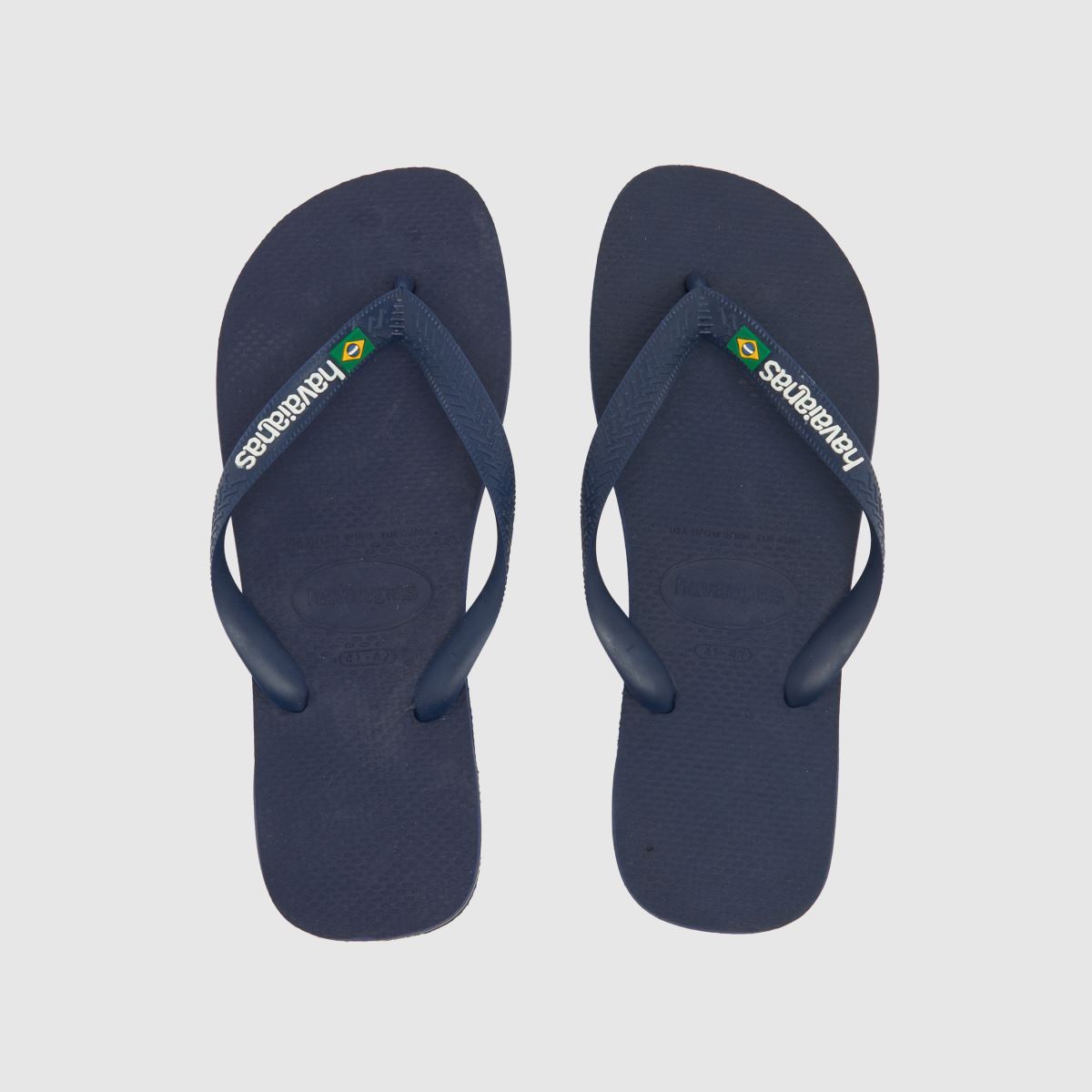 Schuh Havaianas Brasil Logo In Navy