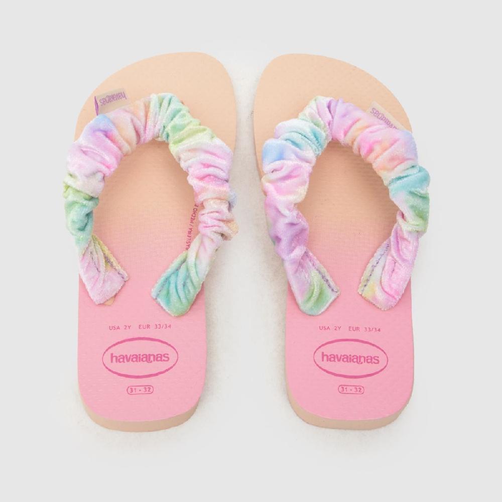 Schuh Havaianas Fluffy Girls Junior In Pink Multi