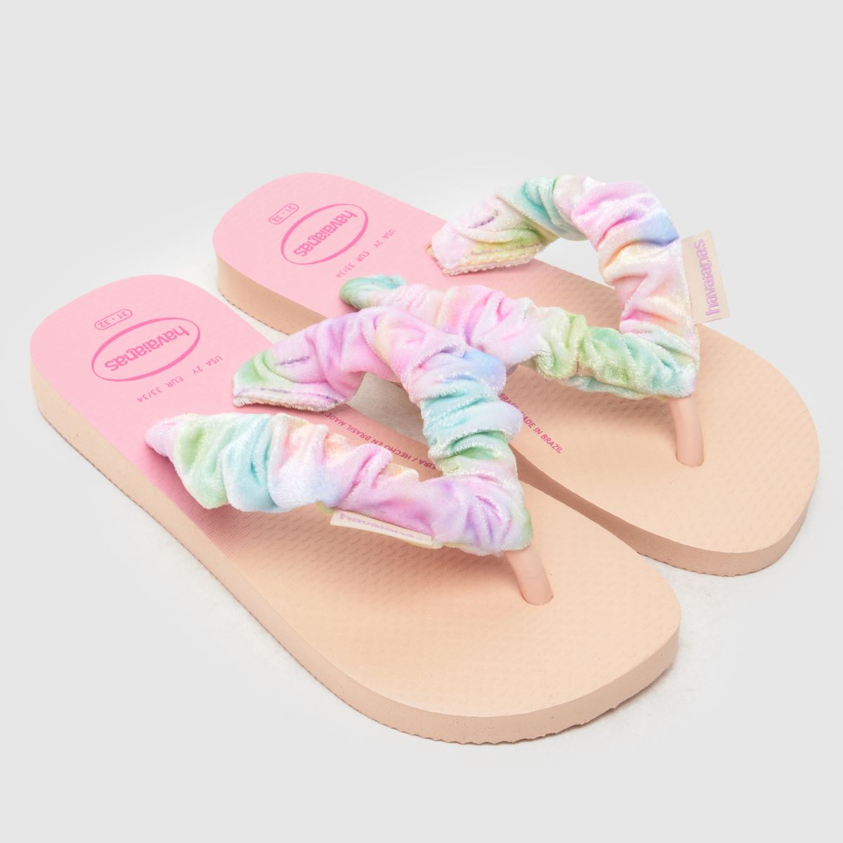 schuh Havaianas Fluffy Girls Junior in Pink Multi