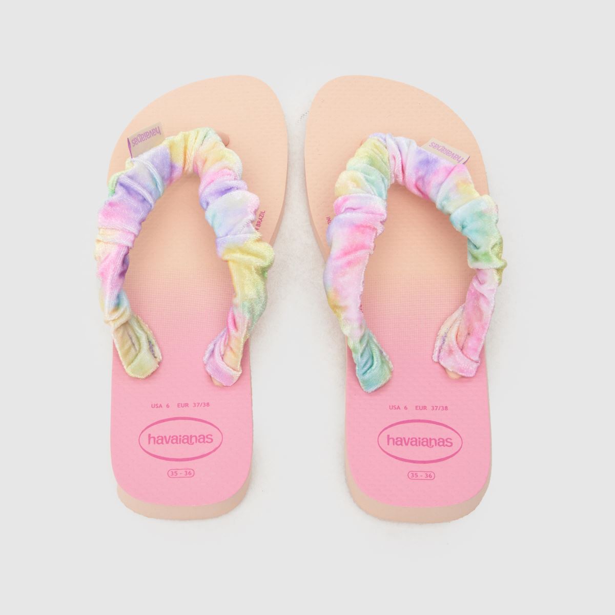 Schuh Havaianas Fluffy Girls Youth In Pink Multi